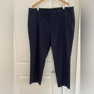 Lauren Ralph Lauren men’s plaid pants waist 42 Inseam 29 dark blue navy